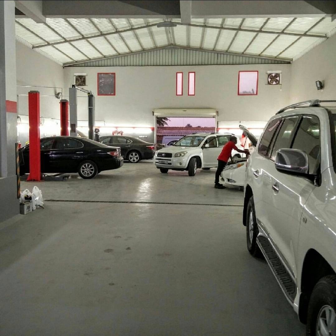 Wide view of the Nagoya Garage workshop bay